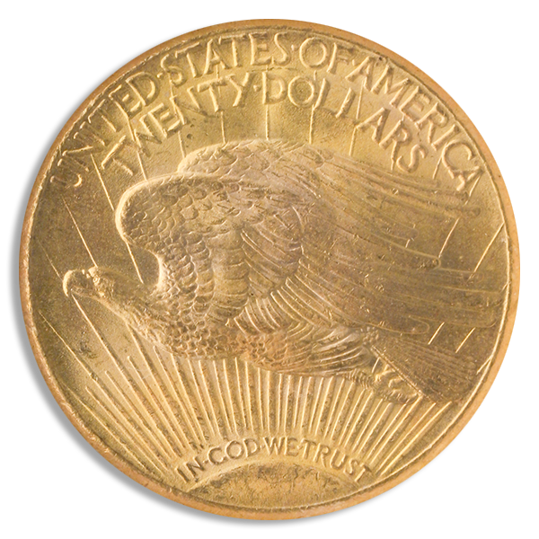 $20 Saint Gaudens Certified MS65 CAC