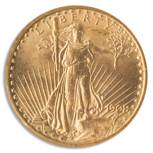 $20 Saint Gaudens Certified MS66 (Dates/Types Vary)