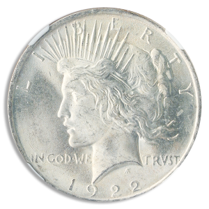 Peace $1 Certified MS65 (Dates/Types Vary)