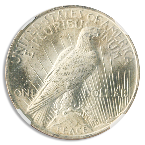 1923 $1 Peace Silver Coin NGC MS66 CAC 1923 $1 Peace Silver Coin NGC MS66 CAC