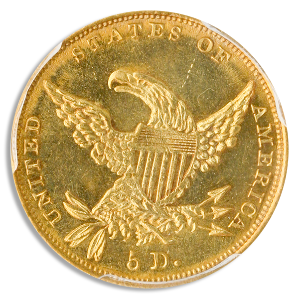 1834 $5 Calssic Head HM-3 PCGS MS65 CAC