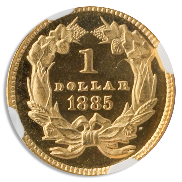 1885 Type III Gold $1 NGC PR65 CAC * 1885 Type III Gold $1 NGC PR65 CAC *