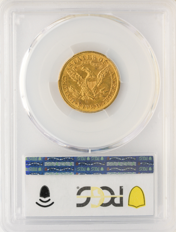 1893-O $5 Liberty PCGS MS62 CAC 1893-O $5 Liberty PCGS MS62 CAC