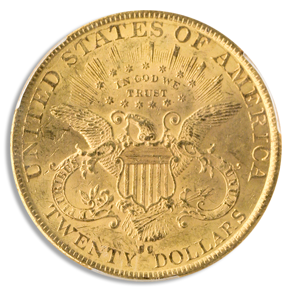 1890-CC $20 Liberty PCGS MS61 CAC