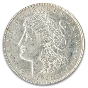 1921 Circulated American Silver Morgan Dollar (Types Vary)