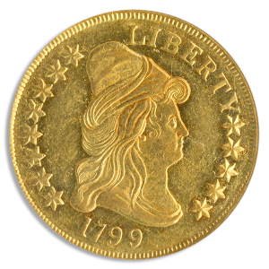1799 $10 Draped Bust NGC MS61