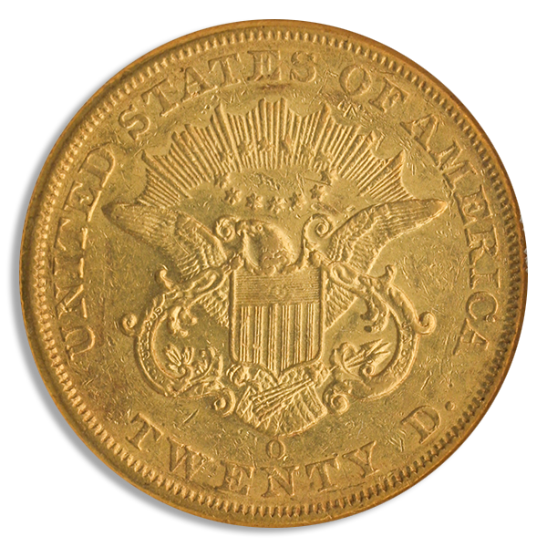 1852-O $20 Liberty NGC