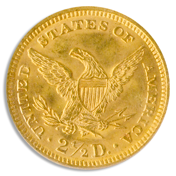 1873 $2.50 Liberty Closed 3 PCGS MS64 CAC 1873 $2.50 Liberty Closed 3 PCGS MS64 CAC