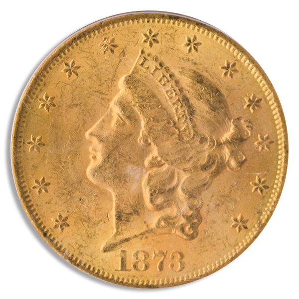 1873 $20 Liberty Open 3 P