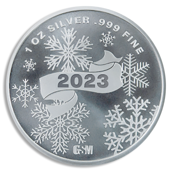 1 oz Silver Santa Round (BU, Types Vary) 1 oz Silver Santa Round (BU, Types Vary)