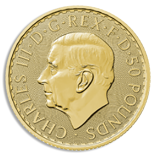 2024 1/2 oz British Gold Britannia (BU) 2024 1/2 oz British Gold Britannia (BU)