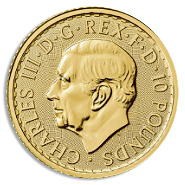 2024 1/10 oz British Gold Britannia (BU) 2024 1/10 oz British Gold Britannia (BU)