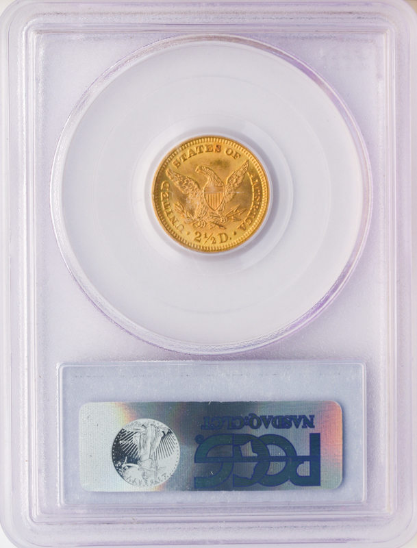 1893 $2.50 iberty PCGS MS65 CAC