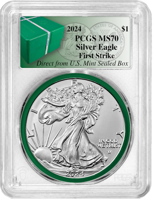 2024 1 oz Silver American Eagle Box Blanchard & Company