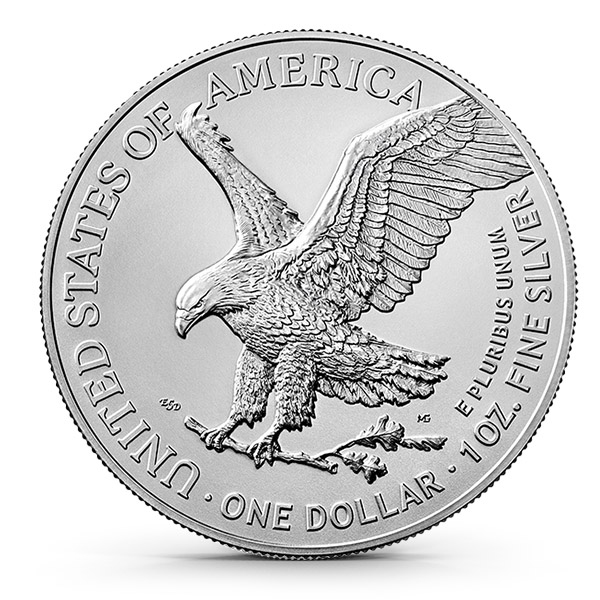 2024 1 oz Silver American Eagle CAC Graded MS70 - First Day of Delivery