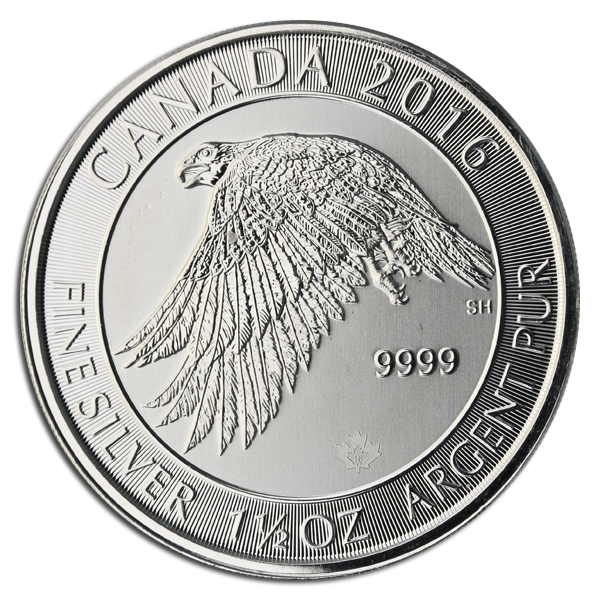 1.5 oz Silver Falcon-Canadian