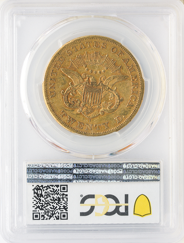 1853-O $20 Liberty PCGS XF40 CAC