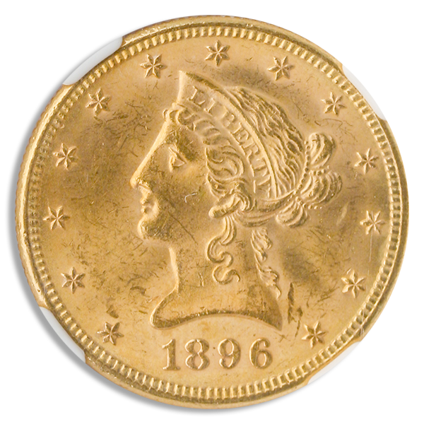 1896 $10 Liberty NGC MS63 CAC