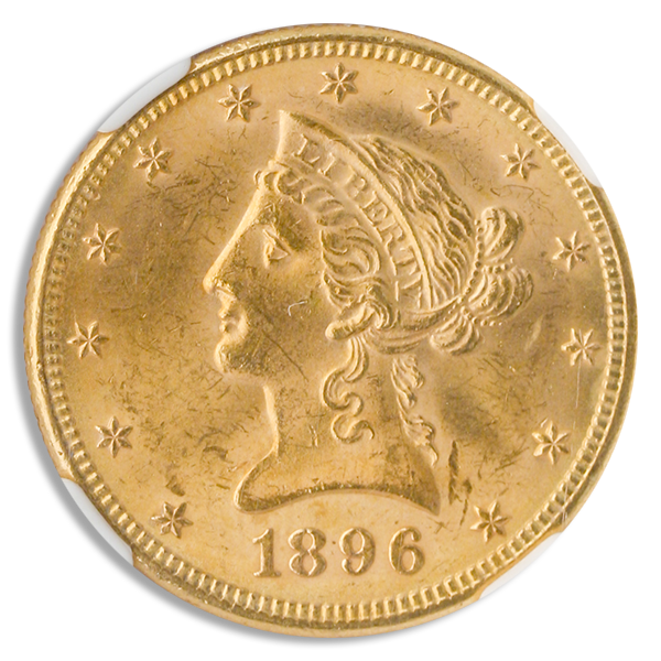 1896 $10 Liberty NGC MS63 CAC 1896 $10 Liberty NGC MS63 CAC