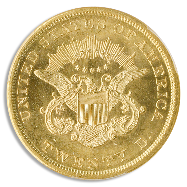 1864 $20 Liberty S.S. Republic PCGS MS61 CAC 1864 $20 Liberty S.S. Republic PCGS MS61 CAC