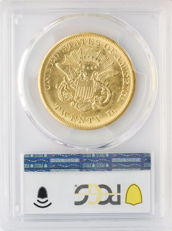 1864-S $20 Liberty S.S. Republic PCGS MS62 CAC 1864-S $20 Liberty S.S. Republic PCGS MS62 CAC