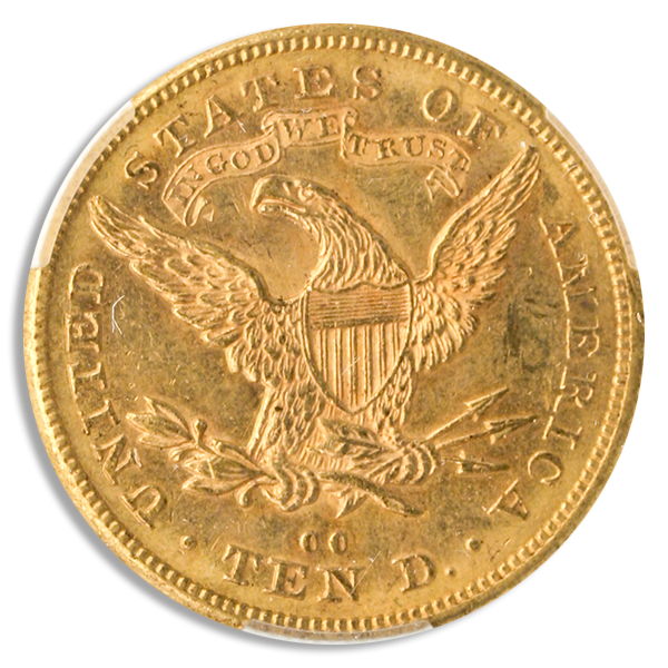 1880-CC $10 Liberty CACG MS60 1880-CC $10 Liberty CACG MS60
