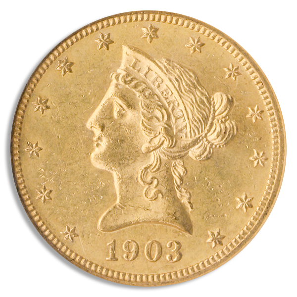 1903 $10 Liberty NGC MS63 CAC