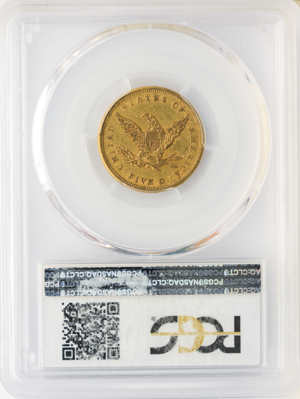 1840 $5 LIberty PCGS AU55 CAC 1840 $5 LIberty PCGS AU55 CAC