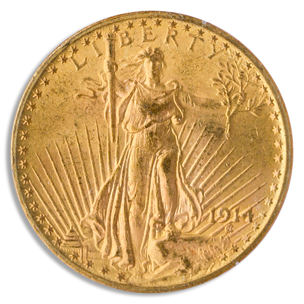 1914 $20 Saint Gaudens PCGS MS62 CAC 1914 $20 Saint Gaudens PCGS MS62 CAC
