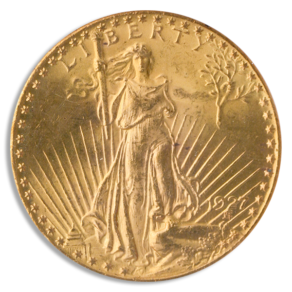 $20 St. Gaudens Certified CAC