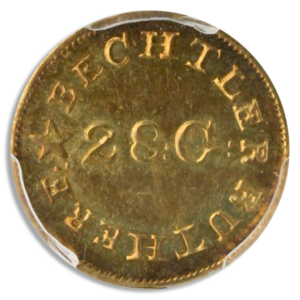 $1 C. Bechtler K-4 Reverse PCGS MS63 CAC