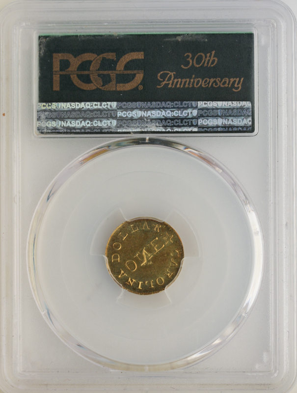 $1 C. Bechtler K-4 Reverse PCGS MS63 CAC $1 C. Bechtler K-4 Reverse PCGS MS63 CAC