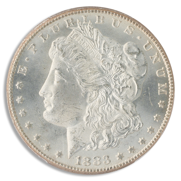 1883-CC Morgan $1 PCGS MS65 1883-CC Morgan $1 PCGS MS65