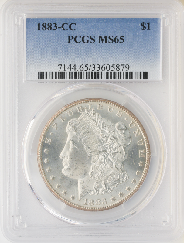 1883-CC Morgan $1 PCGS MS65 1883-CC Morgan $1 PCGS MS65
