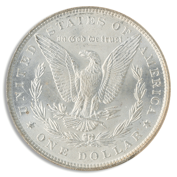 1896 Morgan $1 NGC MS65