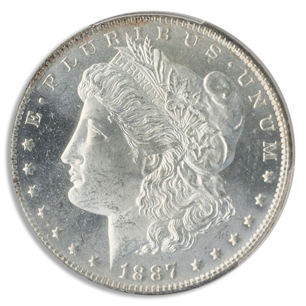 1887-O Morgan $1 PCGS MS64