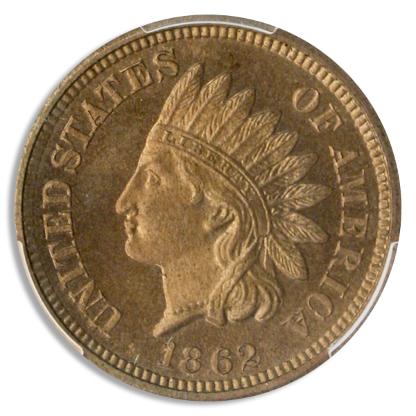 1862 Indian Head Cent