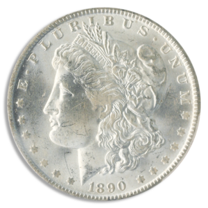 1890-O MORGAN $1 PCGS