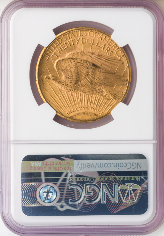 1909-S $20Saint Gaudens NGC MS64 CAC