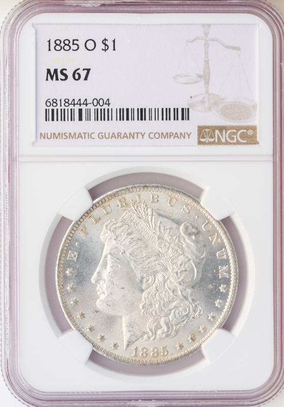 1885-O $1 Morgan Dollar NGC MS67