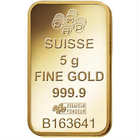 5-Gram Gold Bar (Types/Brand Vary)