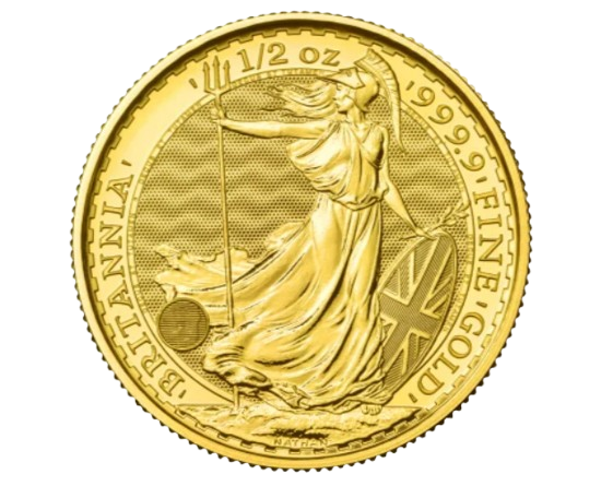 1/2 oz. British Gold Britannia (Dates Vary)