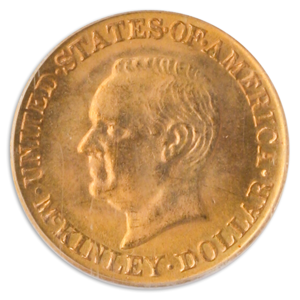 1916 McKinley Gold $1 Commemorative PCGS MS65 CAC