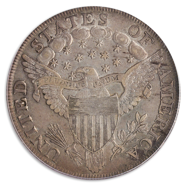 1802 Draped Bust $1 B-5 BB-242 PCGS AU53 CAC 1802 Draped Bust $1 B-5 BB-242 PCGS AU53 CAC