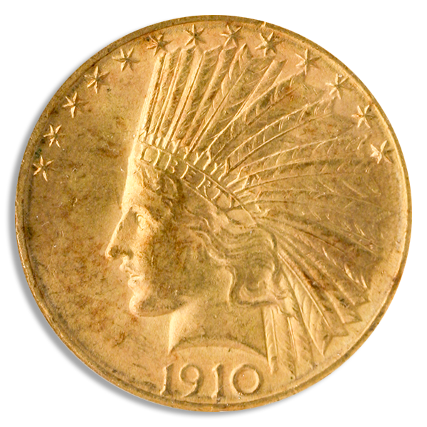 1910-S $10 Indian NGC MS61 CAC