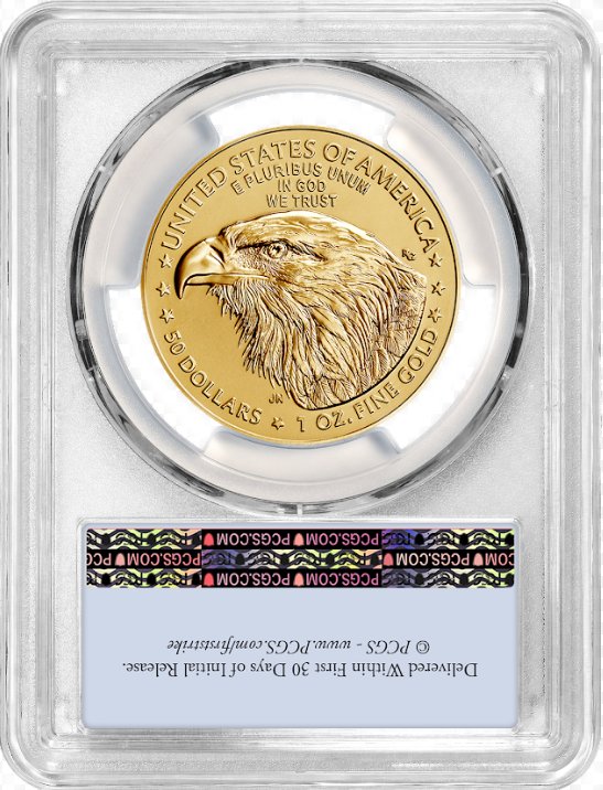 2024 1 oz Gold American Eagle PCGS MS70 First Strike