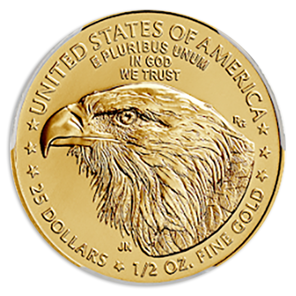 2024 1/2 oz Gold American Eagle PCGS MS70 First Strike