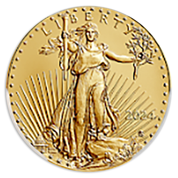 2024 1/10oz American Gold Eagle PCGS MS70 First Strike Blanchard and