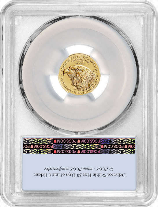2024 1/10oz American Gold Eagle PCGS MS70 First Strike