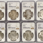 8-Piece Morgan Dollar Set MS63 – Set 1